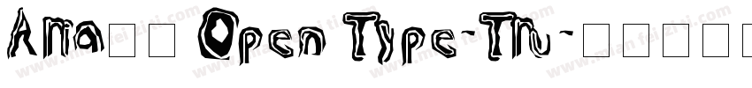 Aria常规 Open Type-Tru字体转换